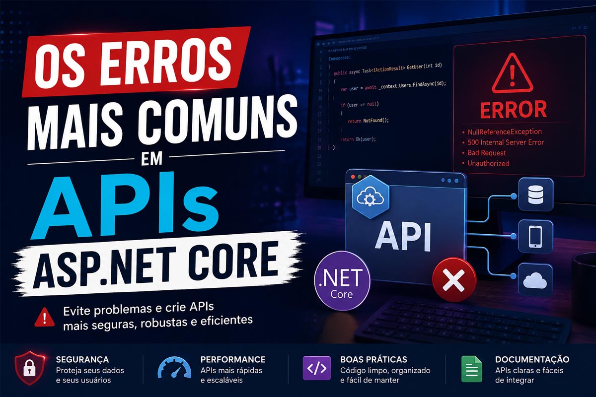 Os Erros Mais Comuns em APIs ASP.NET Core e Como Evitá-los